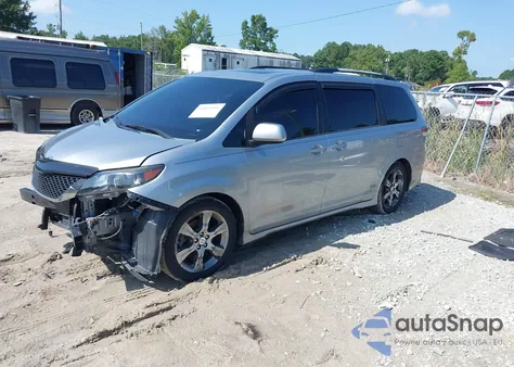 2011 Toyota Sienna Se from USA, damaged, VIN 5TDXK3DC9BS061247